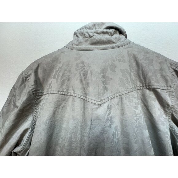 Chicos Womens Jacquard Utility Jacket  Sze 3 Gray Drawstring Waist Travel - Picture 13 of 15